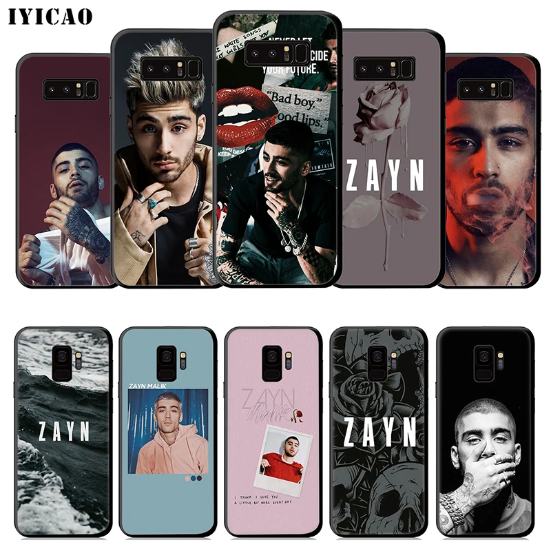 Мягкий чехол IYICAO Zayn Malik для samsung Galaxy S10e S10 S9 S8 Plus S6 S7 Edge Note 10 9 8 TPU |