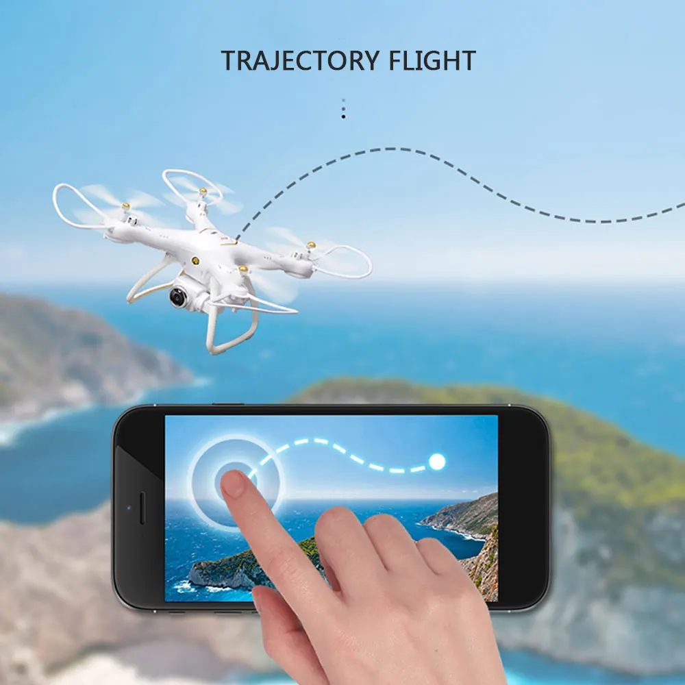 W9 PRO Дрон gps Дрон Wi-Fi FPV с камерой HD 720P wifi FPV следуем за мной объемный режим удержания высоты RC Квадрокоптер игрушки