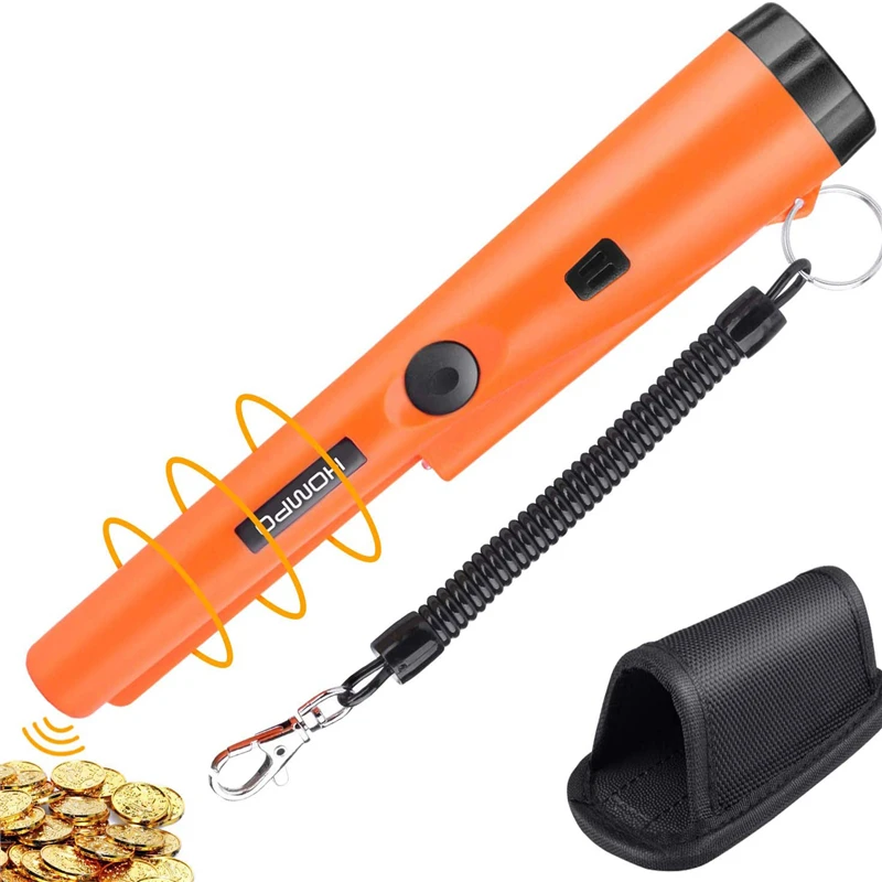 Handheld Pointer Metal Detector Waterproof Professional Pinpoint Pinpointing Gold Digger Garden Detecting Locator SC003 handheld metal detector metal pinpointing rod tool portable gold treasure hunter seeker detector probe available in three colors