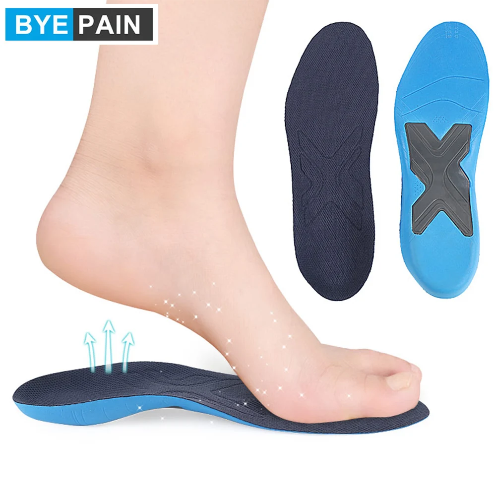 1Pair Sports Orthopedic Insoles for Flat Foot Arch Support Corrector Breathable Running Basketball Walking Insoles Shoe Cushion boys girls sneakers lightweight anti slip breathable comfort unisex child sports running walking athletic shoes