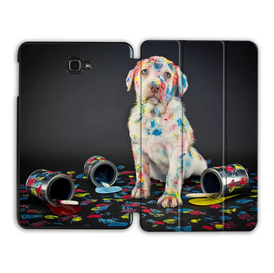 SS18 MTT чехол для планшета для samsung Galaxy Tab A a6 10,1 T585 T580 SM-T580 T580N из искусственной кожи с Откидывающейся Крышкой и подставкой - Цвет: SS18