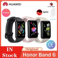HUAWEI – Honor Band 6, écran tactile couleur AMOLED de 1.47 pouces, multi-langues, SpO2, sommeil, sommeil, Stress, 14 jours d'autonomie, Bluetooth 5.0