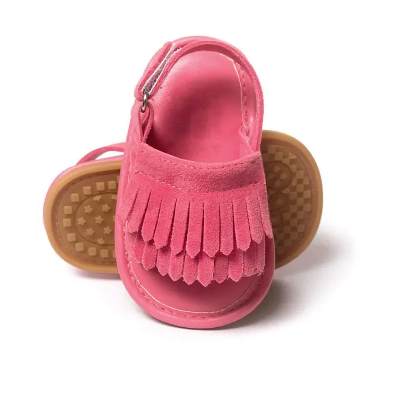Baby Girl Sandals Summer Baby Shoes Casual Fashion Girl Shoes Sandals For Girls PU Fringed 9 Colors