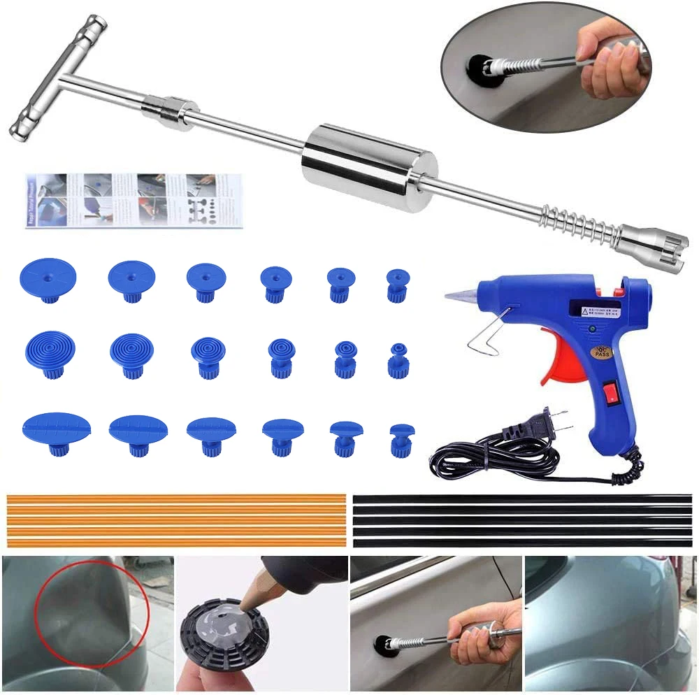 Paintless Dent Repair Tool Dent Puller Kit Paintless Dent Repair Tool Dent Puller Kit