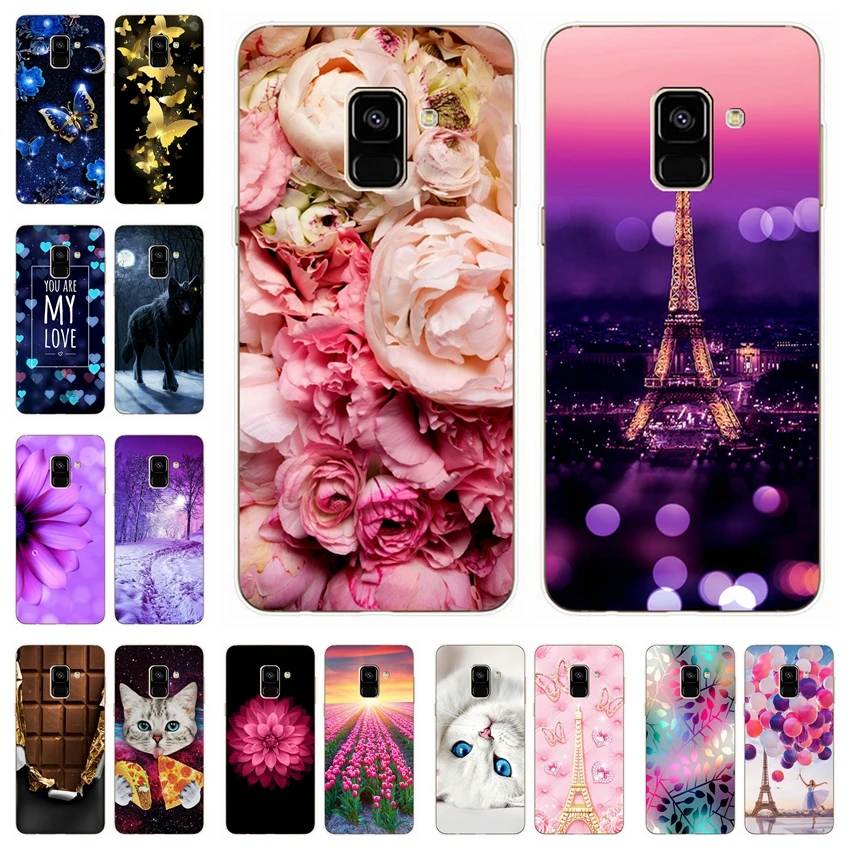 Silicone Cover For Samsung Galaxy J8 J6 2018 A6 A8 Case A J 6 Plus 8 600 610 810 530 F Phone Cases Coque Bumper |