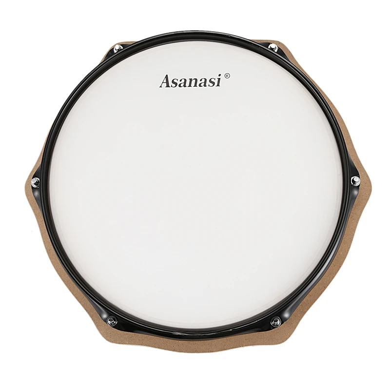 

12 inch Simulation Dumb Drum Face Dumb Pad Exerciser Percussion Drum Pad Board for Drummer Exercise Training
