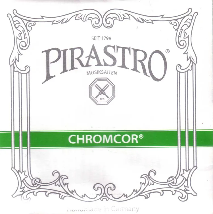 Pirastro Chromcor Strings for Viola, Medium-Set with Removable A Ball End