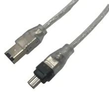 Firewire IEEE 1394 4-контактный к 6pin Кабель DV видеокамера для Canon sony Sharp JVC 1,5 м