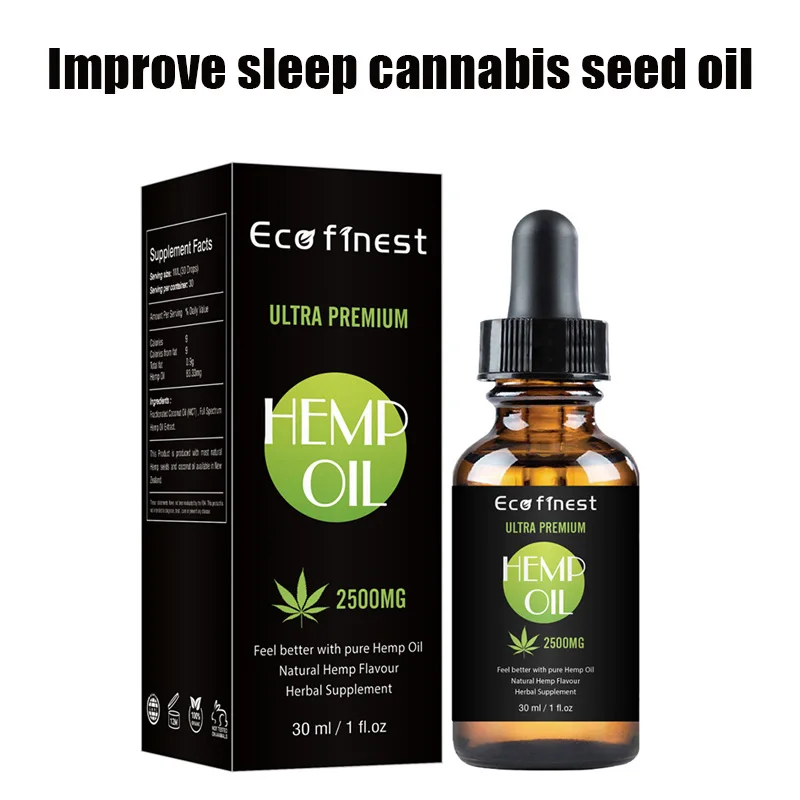 

New arrival Professional Hot Organic Hemp Oil for Pain Relief Sleep Aid Anti Stress Hemp Extract Drops DSG99