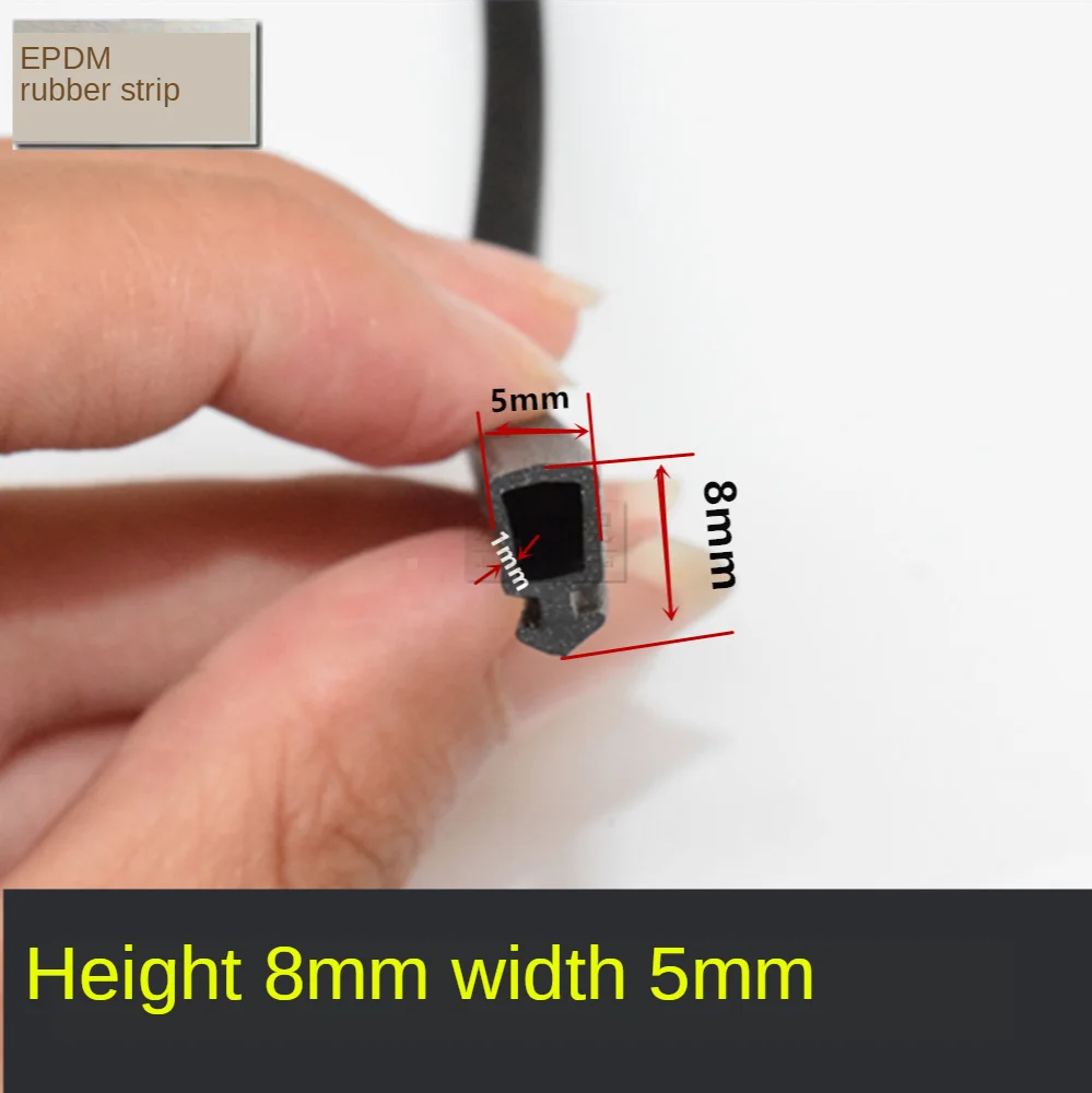 5M Windows EPDM Seal Door and Window Rubber Strip Window Waterproof Article Sound Deadening Strip door seal strip window seal strip sealing strip rubber seal strip rubber door weatherstripping door weatherstripping