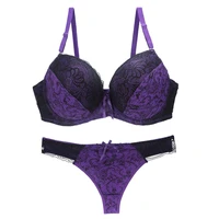 2022 nouveau ensemble de soutiens-gorge Sexy 32/70 34/75 36/80 38/85 40/90 42/95 44/100 BCDE tasse sous-vêtements Bralette brassière grande taille Lingerie string 1