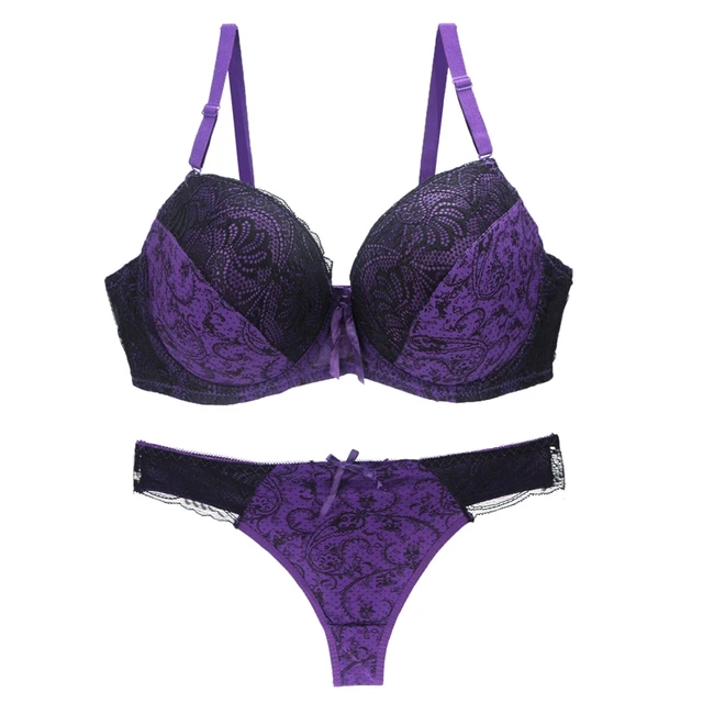 2022 nouveau ensemble de soutiens-gorge Sexy 32/70 34/75 36/80 38/85 40/90 42/95 44/100 BCDE tasse sous-vêtements Bralette brassière grande taille Lingerie string 1