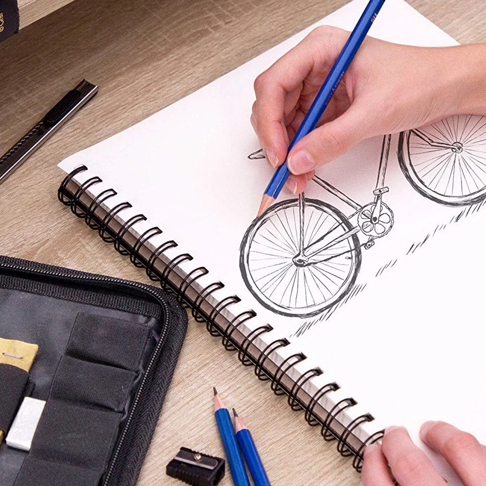 Juego de dibujo de 72 piezas para principiantes o profesionales, estuche de con lápices de acuarela, accesorios, suministros de arte, QJS S|Plumas y pinceles de pinturas por números|