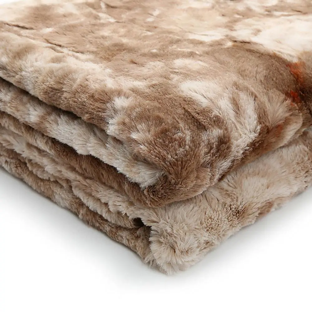 160*200cm New Warm Blanket Throw Blanket Dust Cover Soft Plush Blanket Warm Nap Cover Blanket For Bed Couch Sofa Office