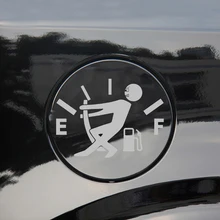 

Fuel Tank Cap Cover High Gas Consumption Decal Fuel Gage Empty Funny Car Stickers Scratch Paste Sticker Decoration