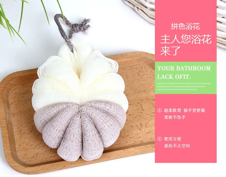 Manufacturers Direct Selling Mixed Colors Turtle Ball Mesh Sponge Simple Durable Wholesale New Style Conveniently Placed Loofah