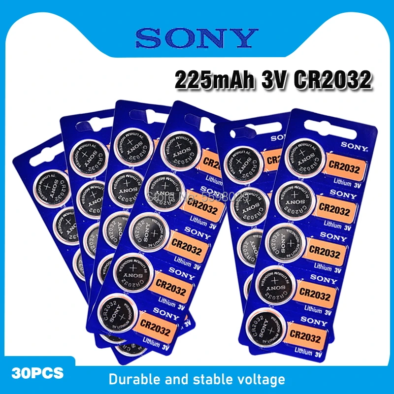 30 шт. Литиевые кнопочные батарейки для Sony 3 в CR2032 BR2032 DL2032 ECR2032 CR 2032|Часовые