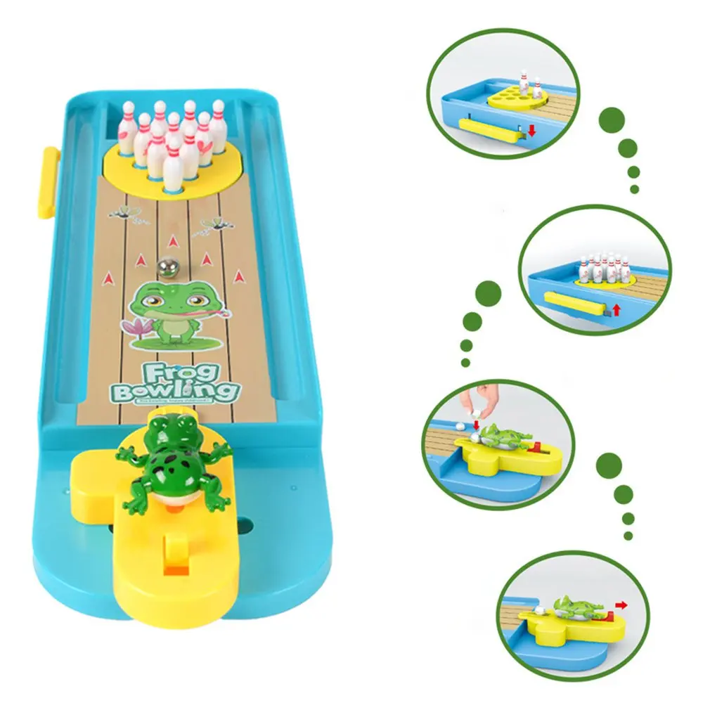 Детская головоломка настольная игра Интерактивная креативная мини Боулинг мрамор Интерактивная настольная игра детские игрушки