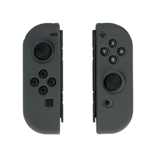 1 Set Diy Switch Gamepad Silica Gel Joypad Protector Case Anti Fingerprint Shock Absorption Cover For Nintendo Switch Joystick 