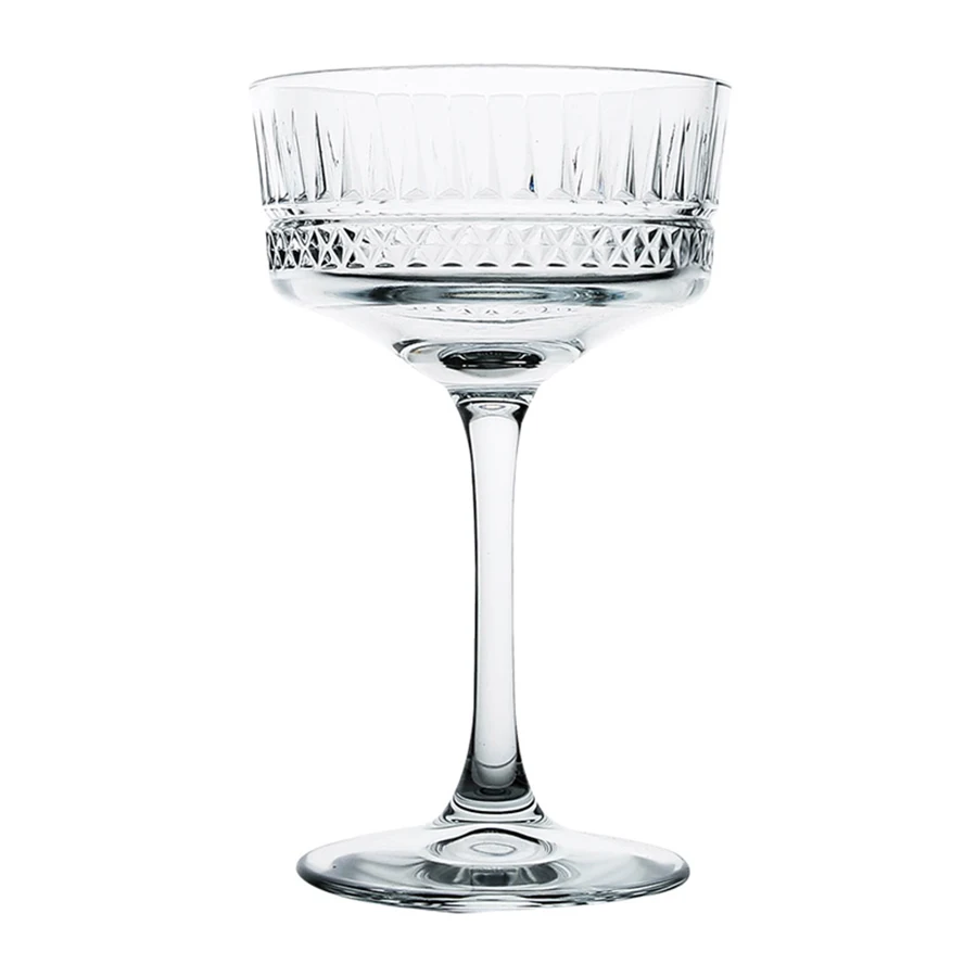 260ml Creative European Carved Wide Mouth Glasses for Champagne Goblet Martini Glass Cocktail Cup Transparent Crystal Wine Glass whiskey glass glass drinkware