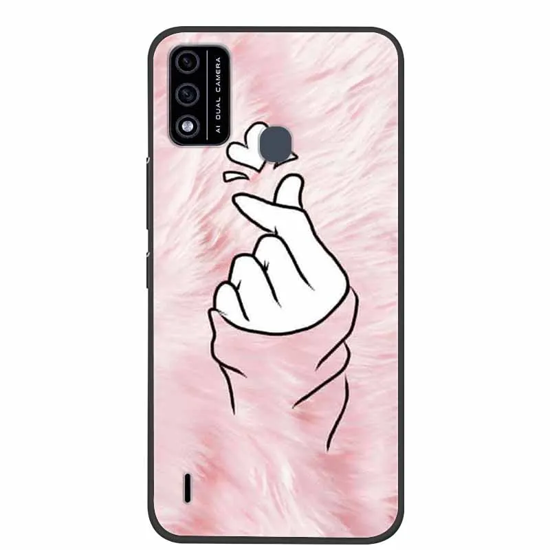 For Itel A48 Case Soft Silicone Cool Cartoon Case For Itel A48 Back Cover for ITEL A 48 Cases Fashion TPU Phone Fundas New Capa phone pouch for running Cases & Covers