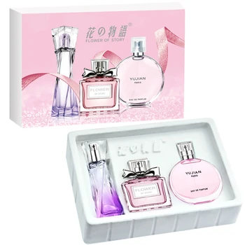 

25ml * 3 Original Women's Perfume Words of Love Women's Perfume Lasting Fragrance Gift Box Three-piece Perfume