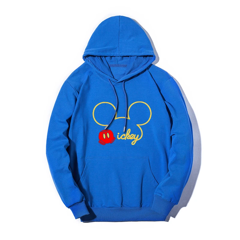 Women Sweatshirt Cotton Hoodies Autumn Winter Minnie Cartoon Hoodie Print Pullover Long Sleeve Plus Size 5XL White