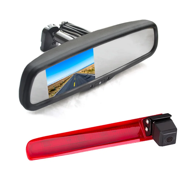 

Vardsafe VS938R Reverse Camera & Replacement Rear View Mirror Monitor for Volkswagen Transporter T5 / T6 (with Twin Rear Doors)