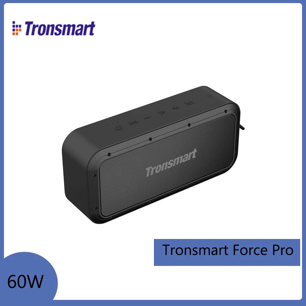 Портативный динамик Tronsmart Force Pro 60 Вт ATS2835 IPX7 с поддержкой Bluetooth 5 0 | Электроника
