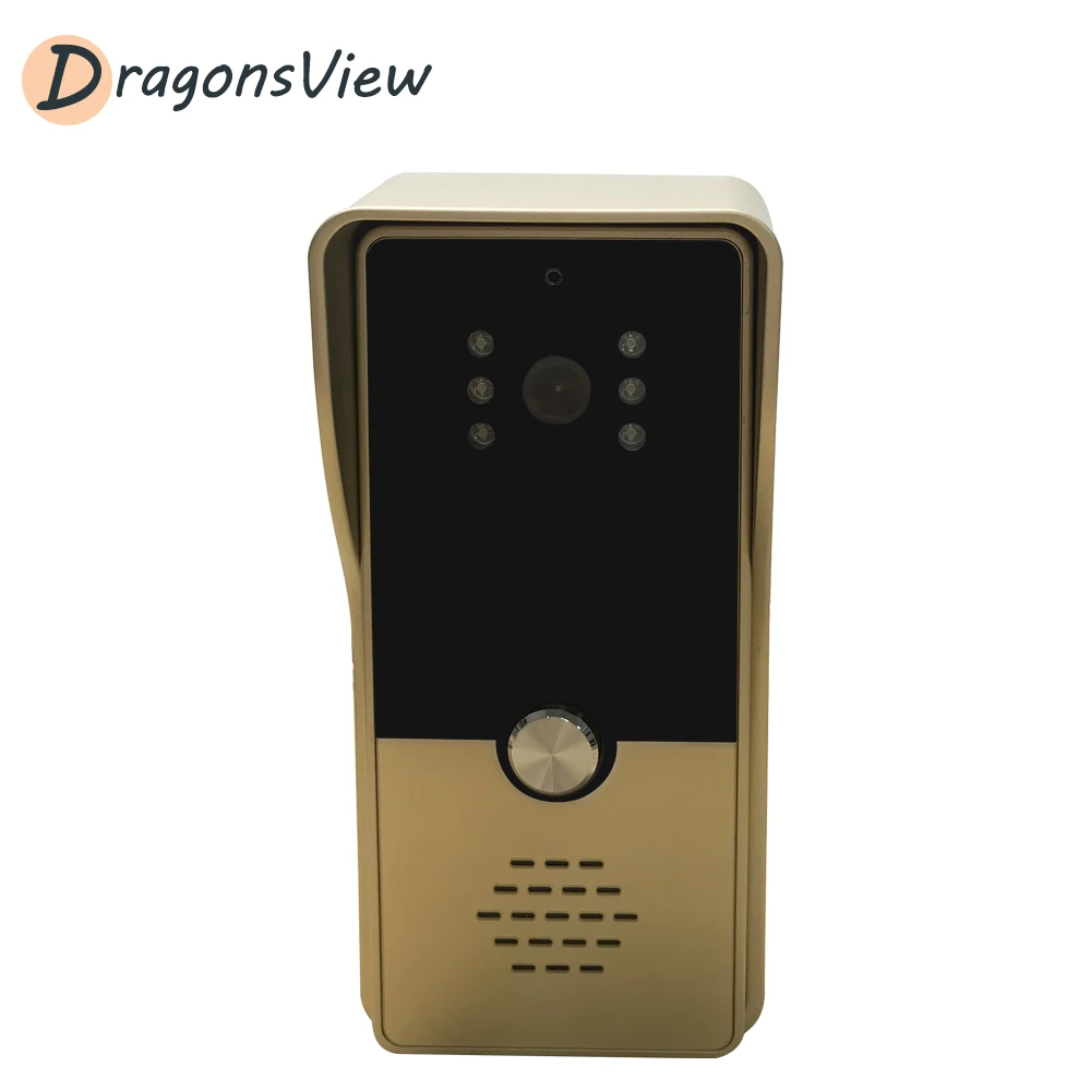 Видеодомофон Dragonsview с замком видеодомофон ИК видением дверной звонок камера 7