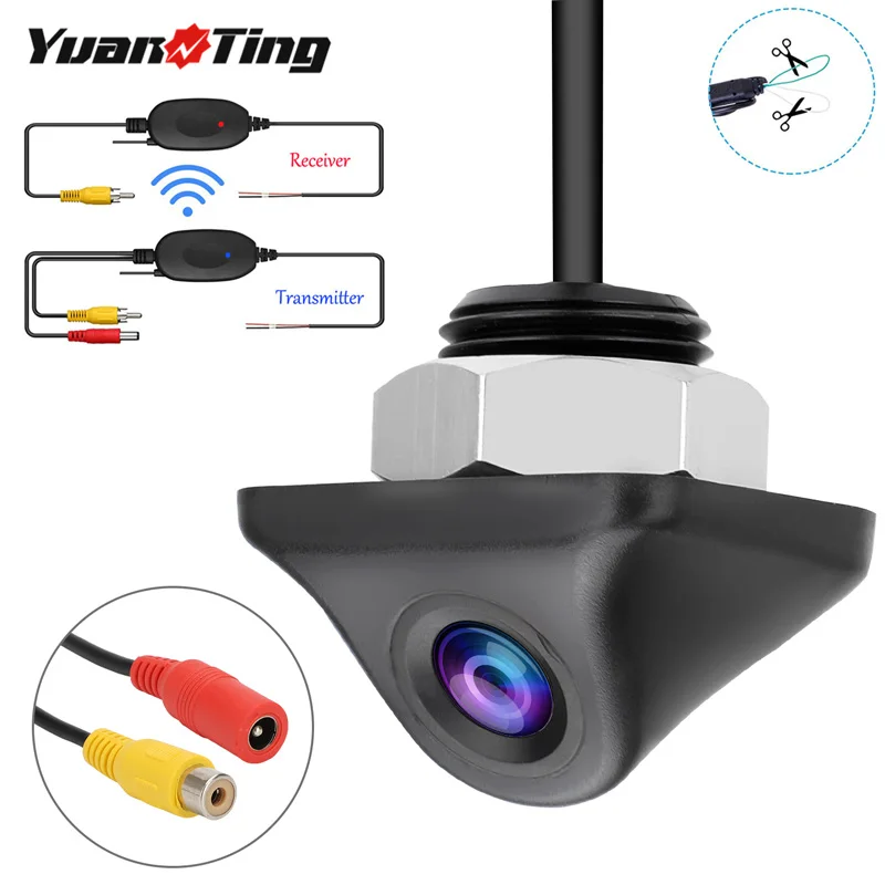 YuanTing Wireless Car Rear View Backup/Side/Front View 170 Wide Angle Auto Parking Reverse Waterproof Security Sensor Camera|Vehicle Camera| - AliExpress