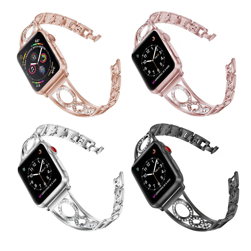 Браслет из нержавеющей стали для Apple Watch Band 38 мм 42 40 44 | Электроника
