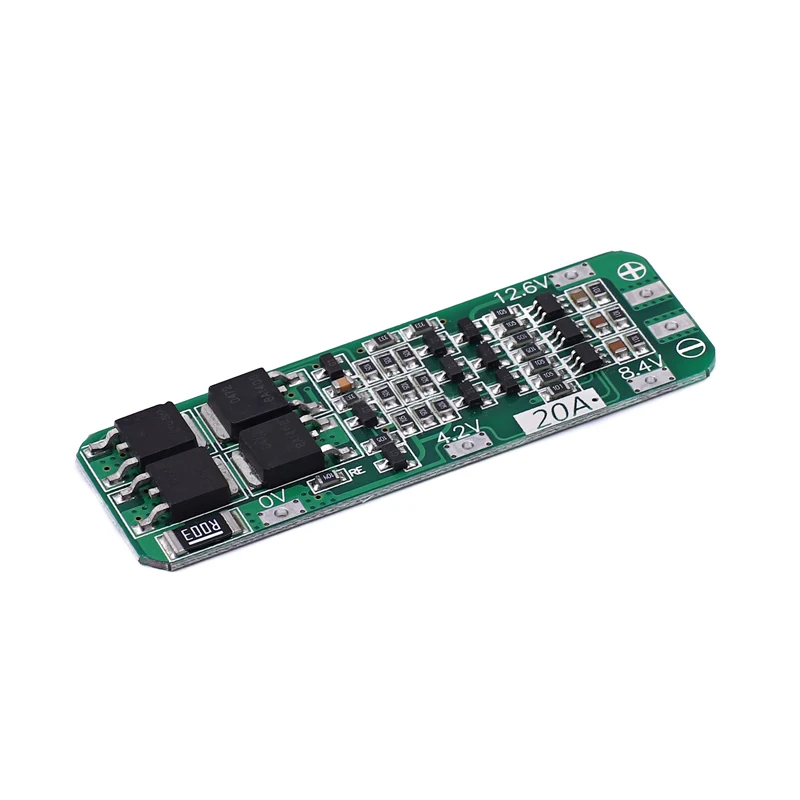 Защитная плата PCB BMS для зарядки литий-ионных батарей 18650 1 шт./лот 3S 20A 12 6 В модуль
