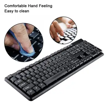 

104 Keys Wired Mechanical USB Game Mute Gaming Mechanical Keyboard for Win/ PC Desktop Mechanical Keyboard