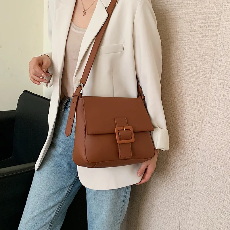 

High-Grade Messenger Bag Female 2020 New Fashion All-match Western Style Square Sling Bag Shoulder/Crossbody Bag Factory Outlet