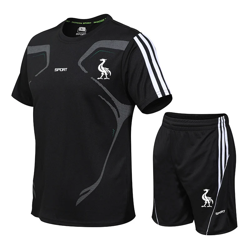 Mens Sports Suit Breathable Jersey Set Sportswear Running Jogging Suits Wear Sportsman Fitness Workout Clothes | Мужская одежда