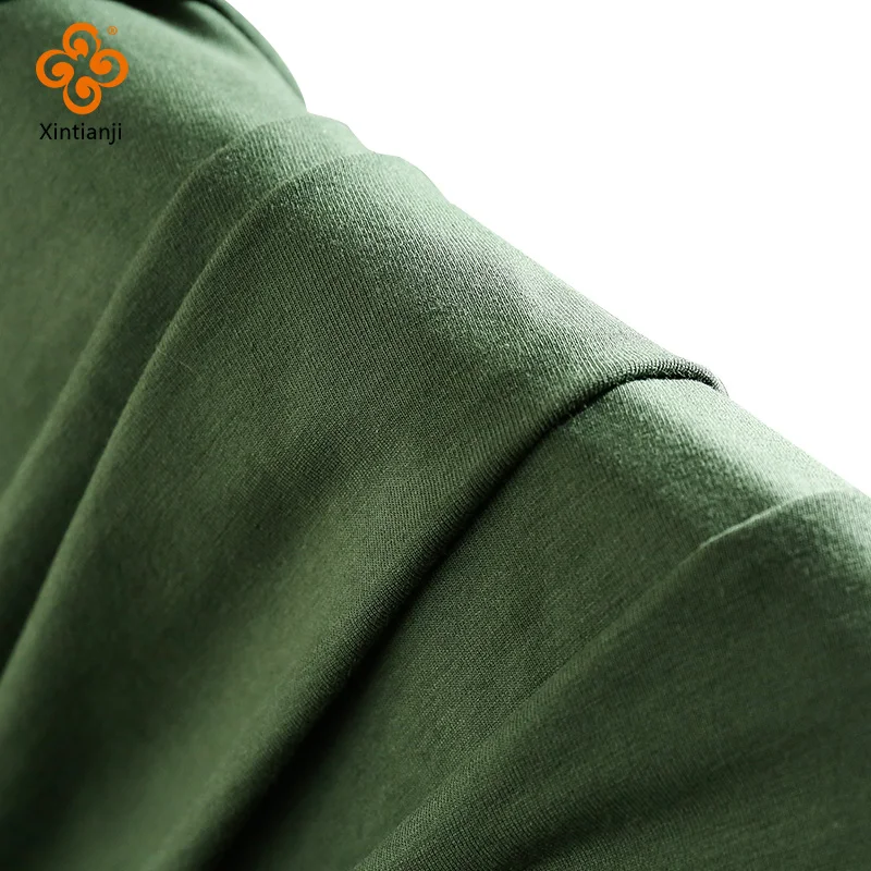 Sustainable Cotton Spandex Jersey Fabric for Women’s Dresses, Opaque Finish