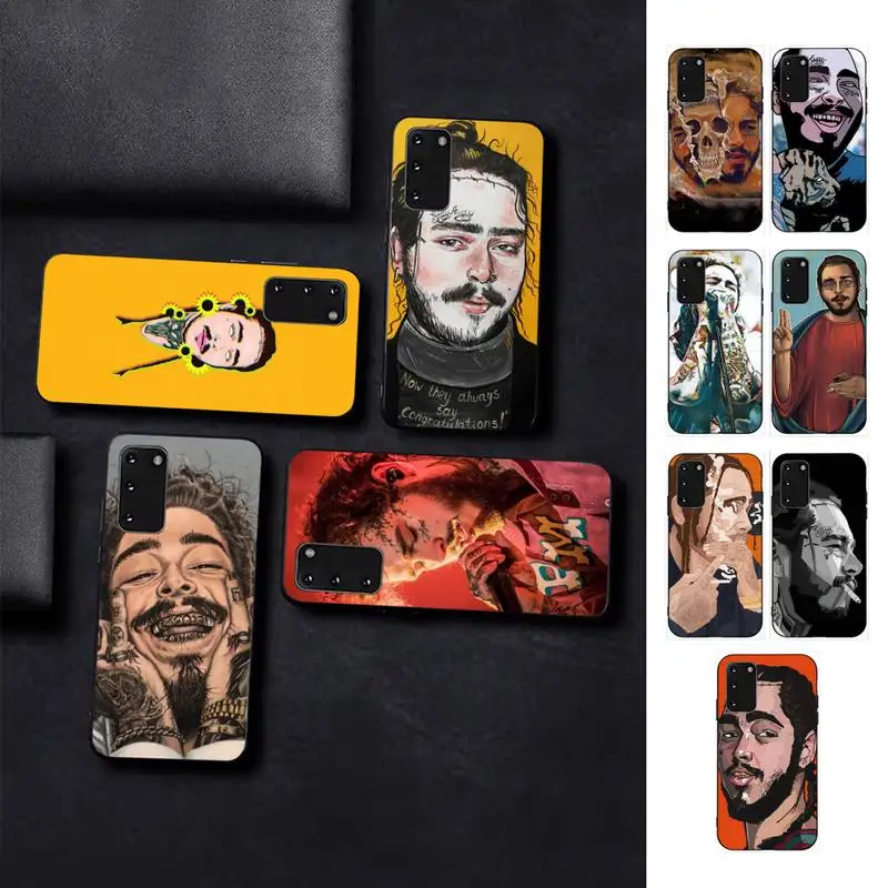 Художественный чехол Yinuoda Post Malone для телефона Samsung S 4 6 7 5 8 9 10 20 plus lite edge S10 5G |