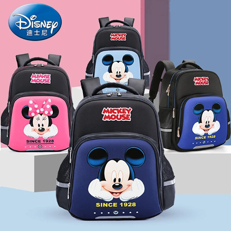 

Disney Authentic Children's Cartoon Bag Schoolboy Backpack Lightweight Breathable Fashion Bag 1-6 Grade Boy And Girl Backpack