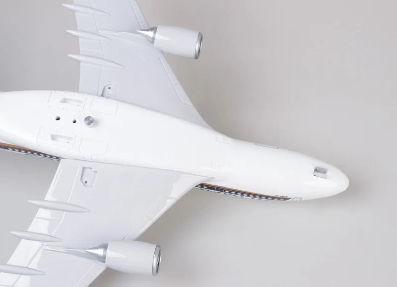 1: 160 самолет Airbus A380 Сингапур Авиакомпания Модель W светильник и колеса литья под давлением пластиковая Смола самолет для сбора