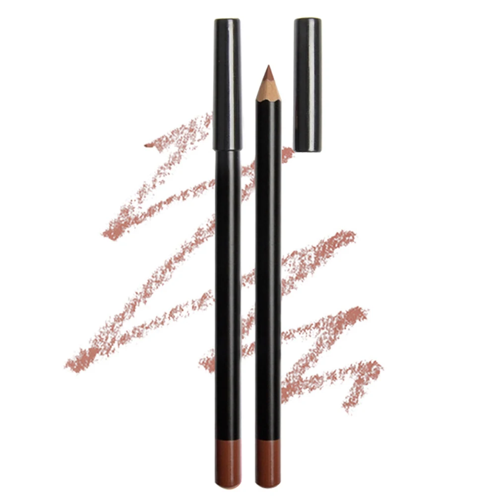 Private Label 12 Colors Matte brown Lip Liner Best Waterproof Lipstick Pen Pencil Wholesale Custom No Brand