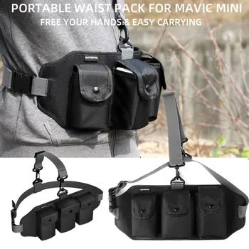 

Fanny Pack Outdoor Portable Multi-function Set Storage Bag For DJI Mavic Mini Drone Adjustable Elastic Band Oxford Storage