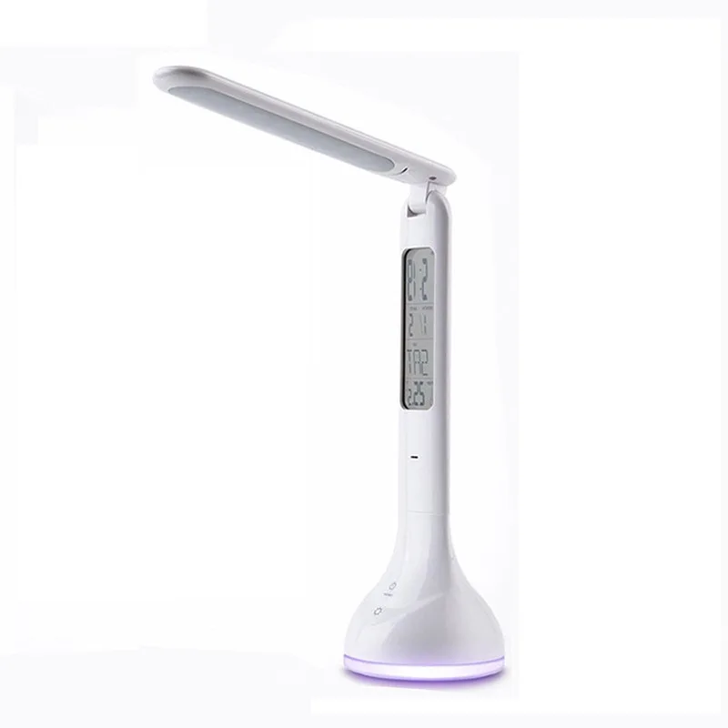 

LED Calendar Eye Protection Folding Table Lamp USB Charging Office Reading Seven Color Atmosphere Small Night Lamp