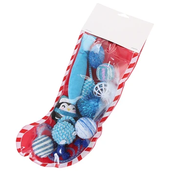 

Cat Toy Set Mice Funny Kitten Combination Chew Indoor Plush Squeaking Pet Supplies Gift Christmas Stocking Small Interactive