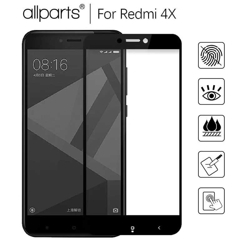 

5D Curved Edge Full Covered For Xiaomi Redmi 4X 4A 5 Plus 6 6A Tempered Glass Screen Protector Class