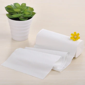 

12pcs Coreless Toilet Paper Roll Household 4-layer Thickened Soft Safe Wood Pulp Toilet Roll SER88