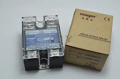 

1Pcs SSR 80DA Solid State Relay DC-AC input 3-32VDC load 24-480VAC 80A