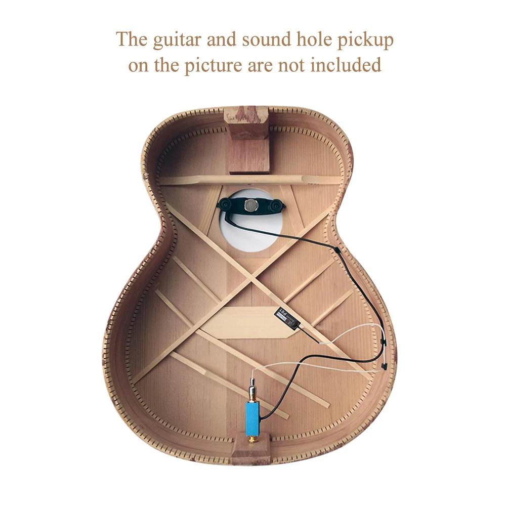 

Hot New Classic Guitar Passive Patch Pickup Pick-up Transducer with 6.35mm Jack 3.5mm Plug for Guitar Ukulele Picks