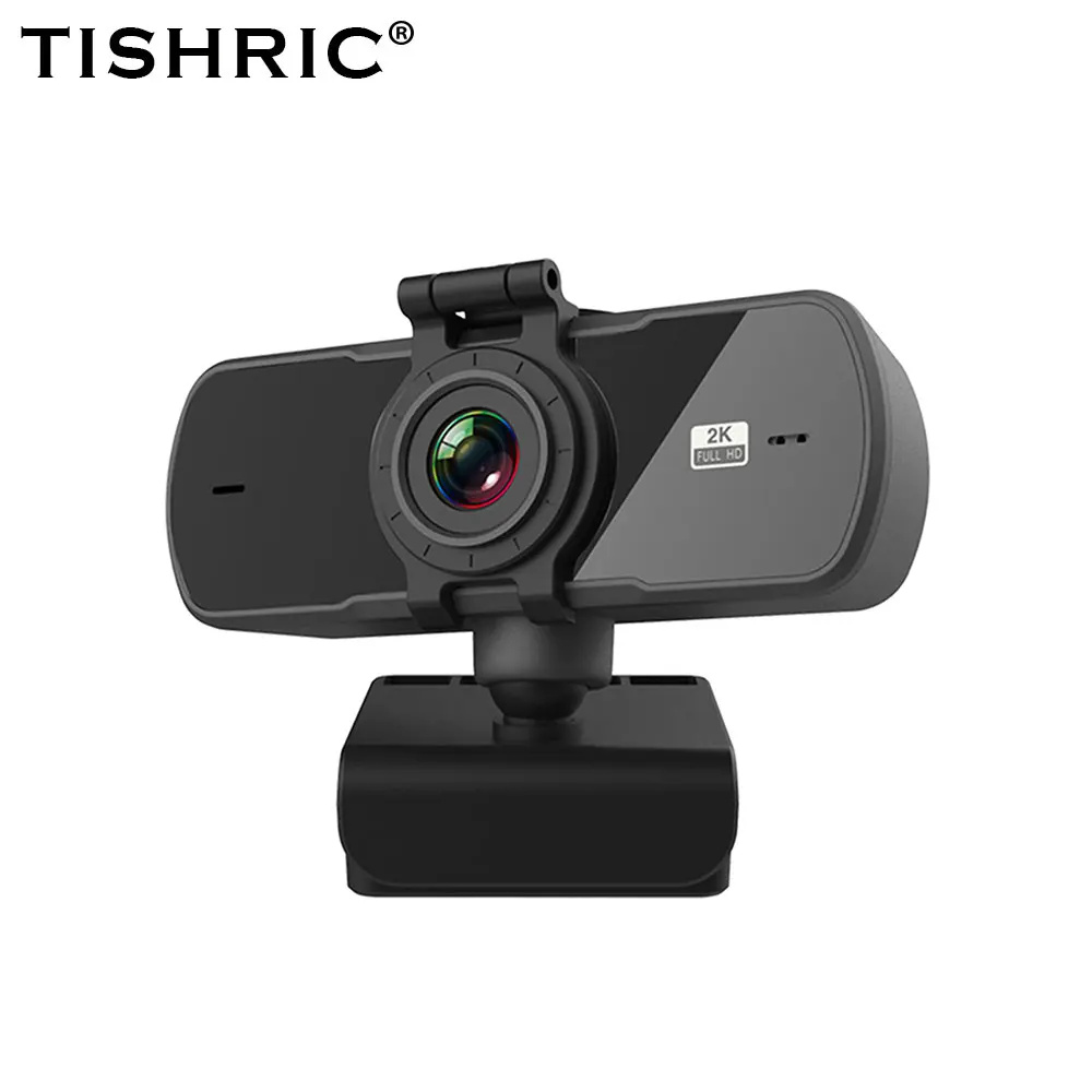 

TISHRIC Pc-c5 2K Webcam Web Cam Web Camera With Microphone Usb Camera Web Camera For Computer Live Broadcast Video Calling