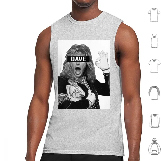 Dave Tank Tops Vest Sleeveless David 